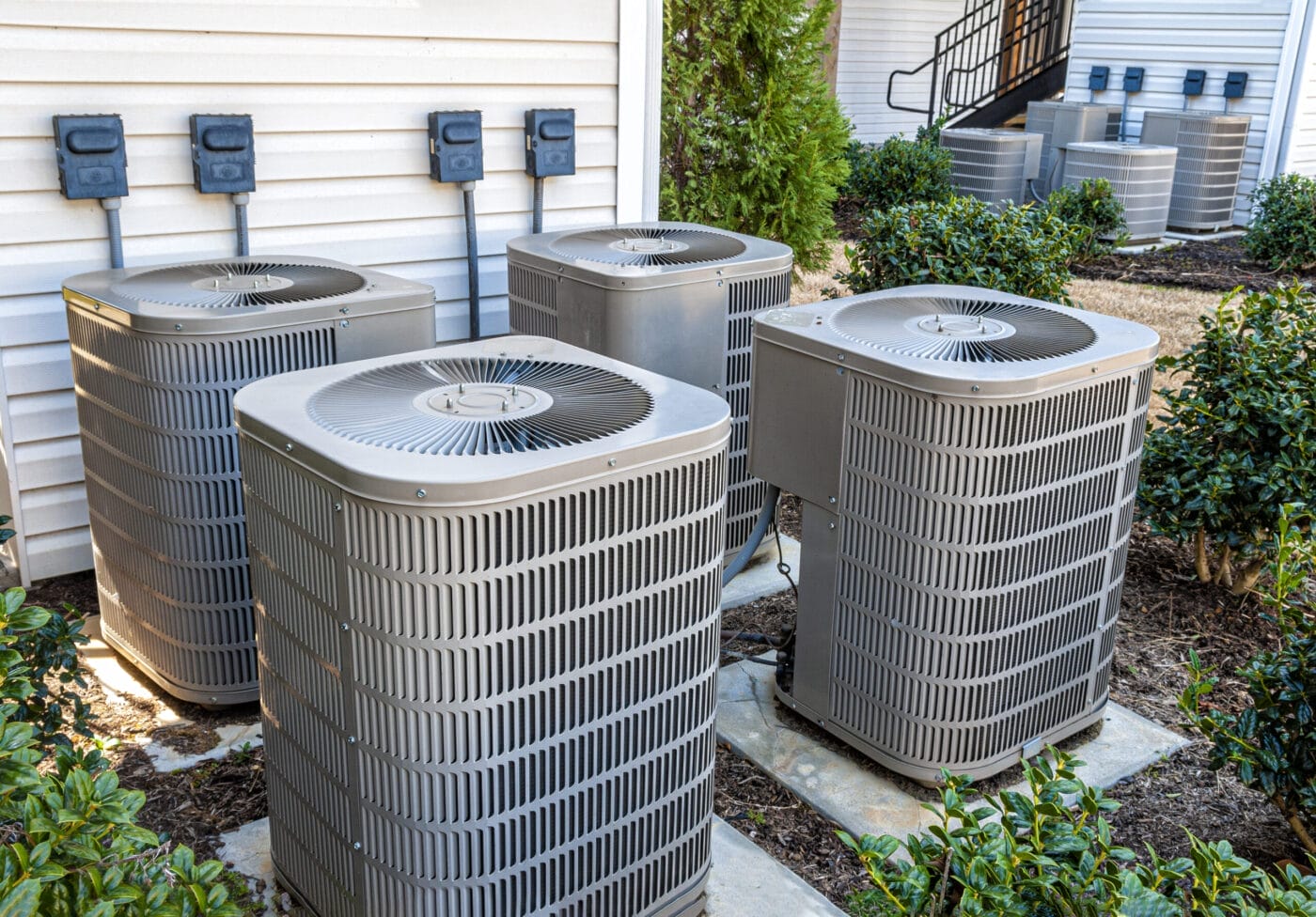 HVAC Units Connected to Apartments in Elsanor AL