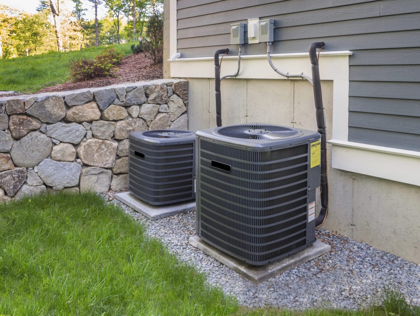 HVAC Units on Concrete Pads in Magnolia Springs AL